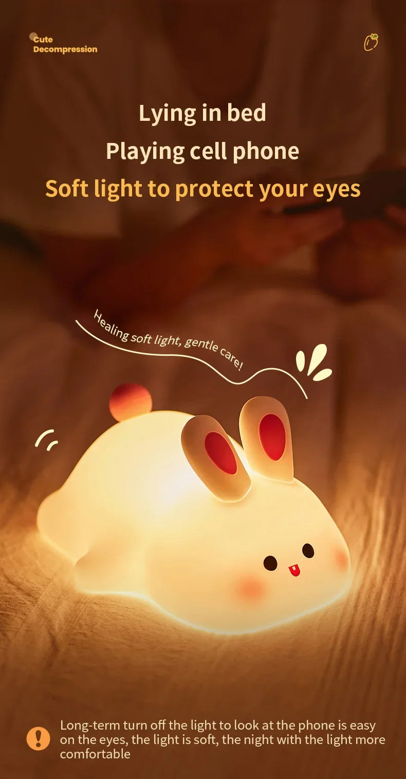 LED Cute Bunny Night Light