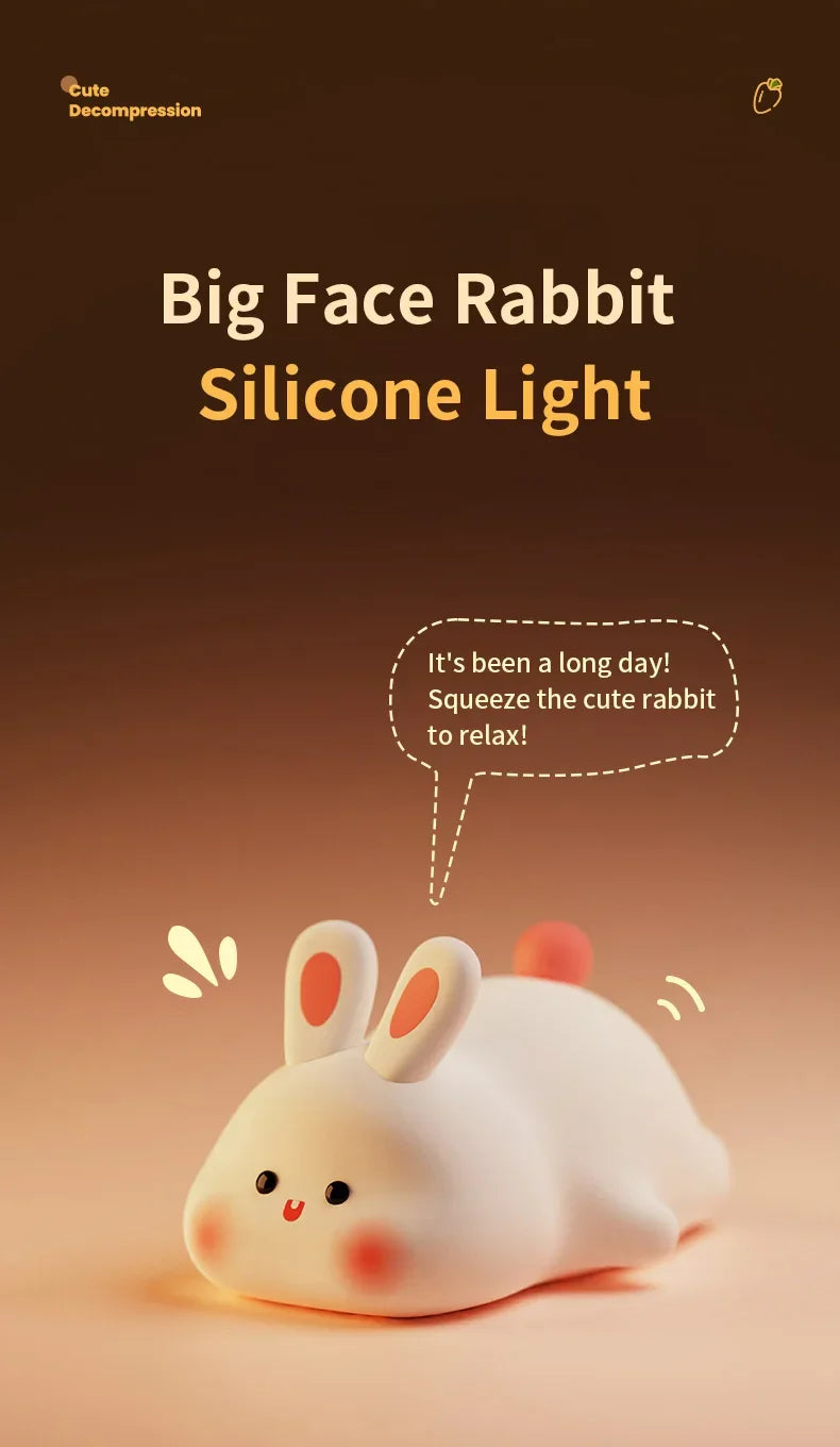 LED Cute Bunny Night Light