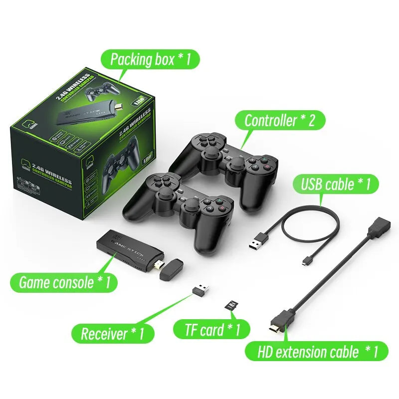 4K Video Game Stick Lite  (+10,000 Games)