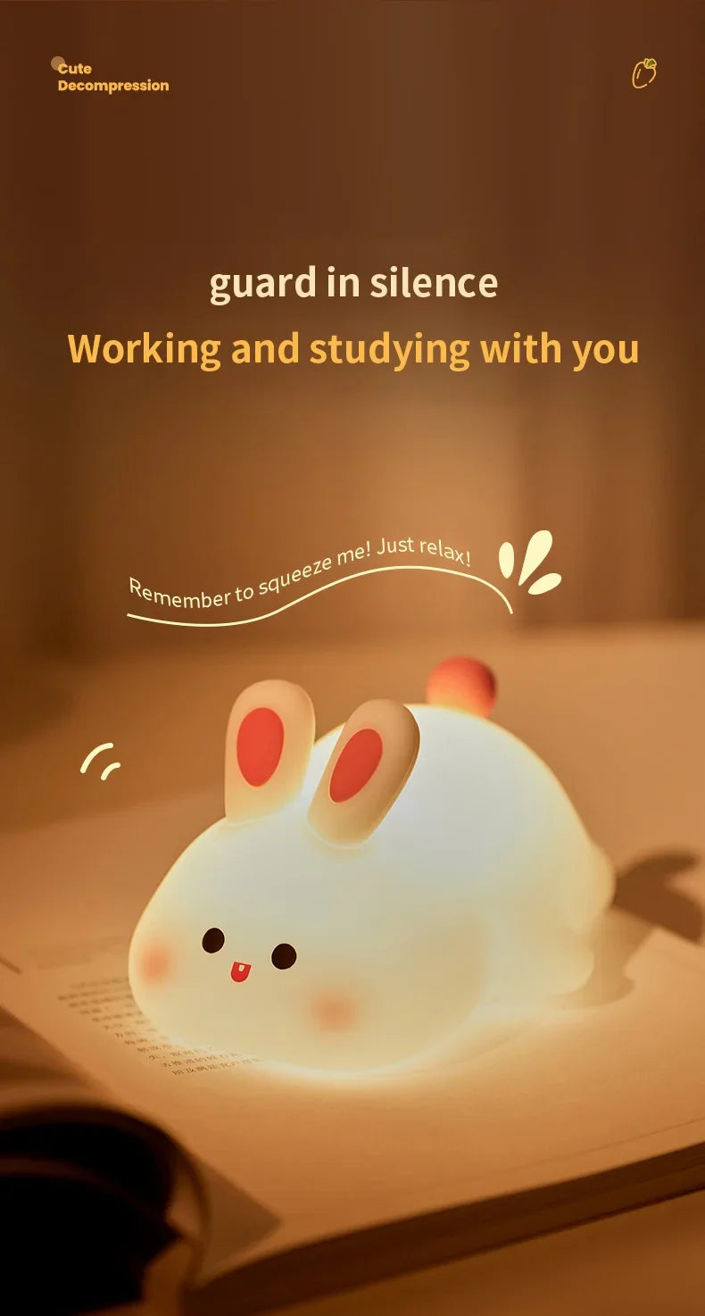 LED Cute Bunny Night Light