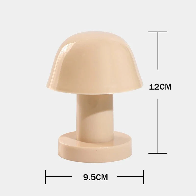 LED Mushroom Night Lamp For Desk