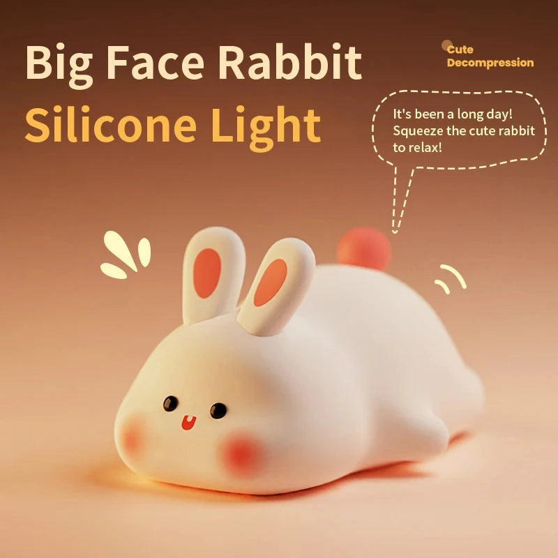 LED Cute Bunny Night Light