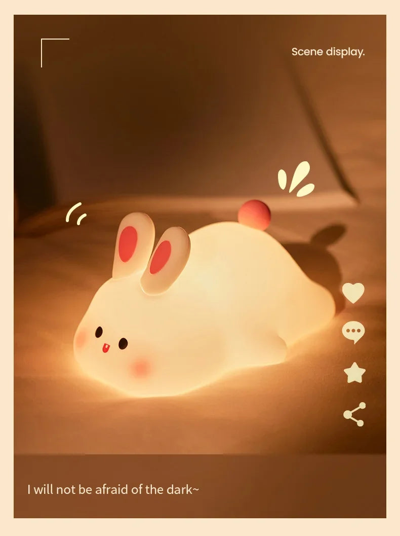 LED Cute Bunny Night Light