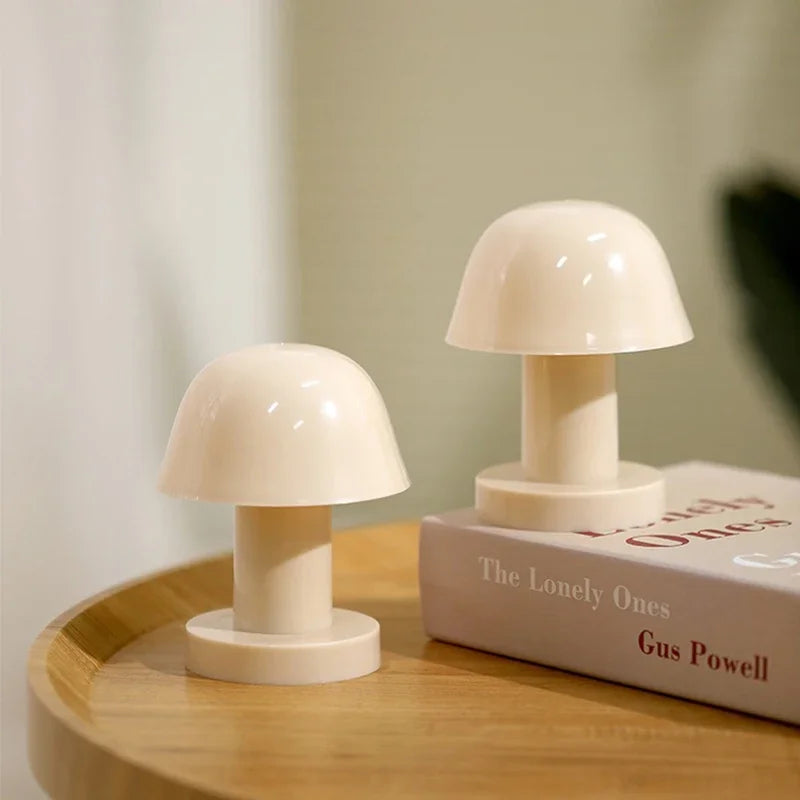 LED Mushroom Night Lamp For Desk