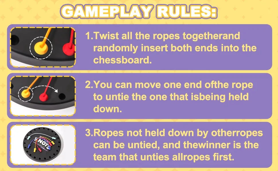 AIUAZA® rope board game