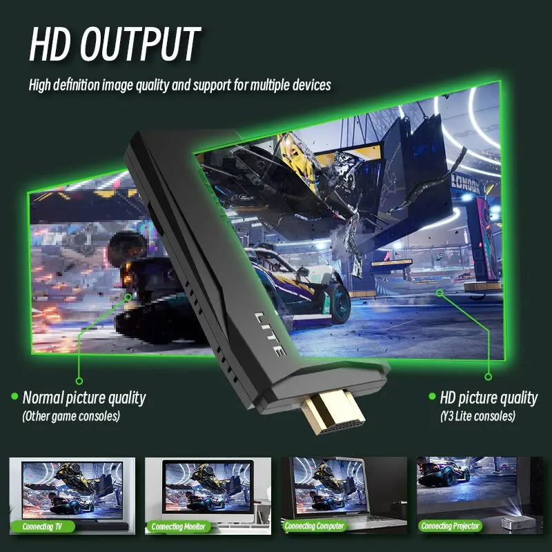 4K Video Game Stick Lite  (+10,000 Games)