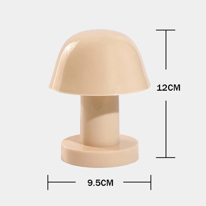LED Mushroom Night Lamp For Desk